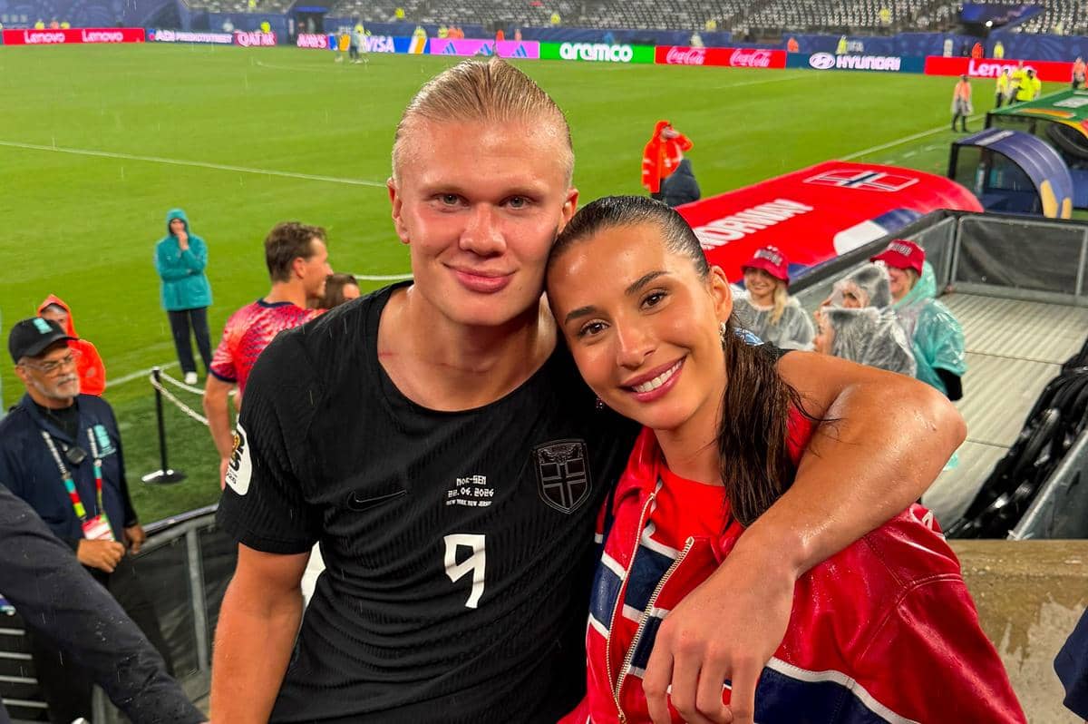 10 Potret Mesra Erling Haaland dan Isabel Haugseng, Selalu Support