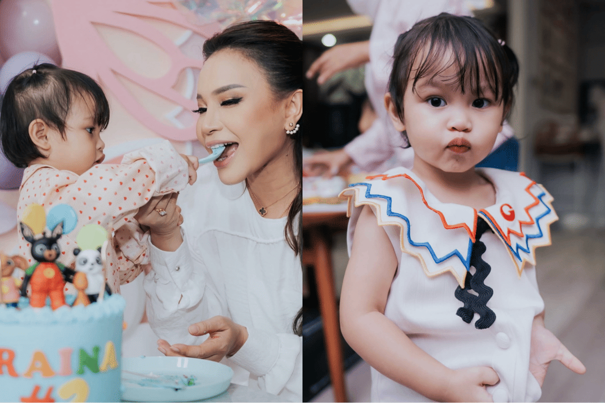 7 Potret Ulang Tahun ke-2 Raina Anak Angkat Rossa, Gemes!