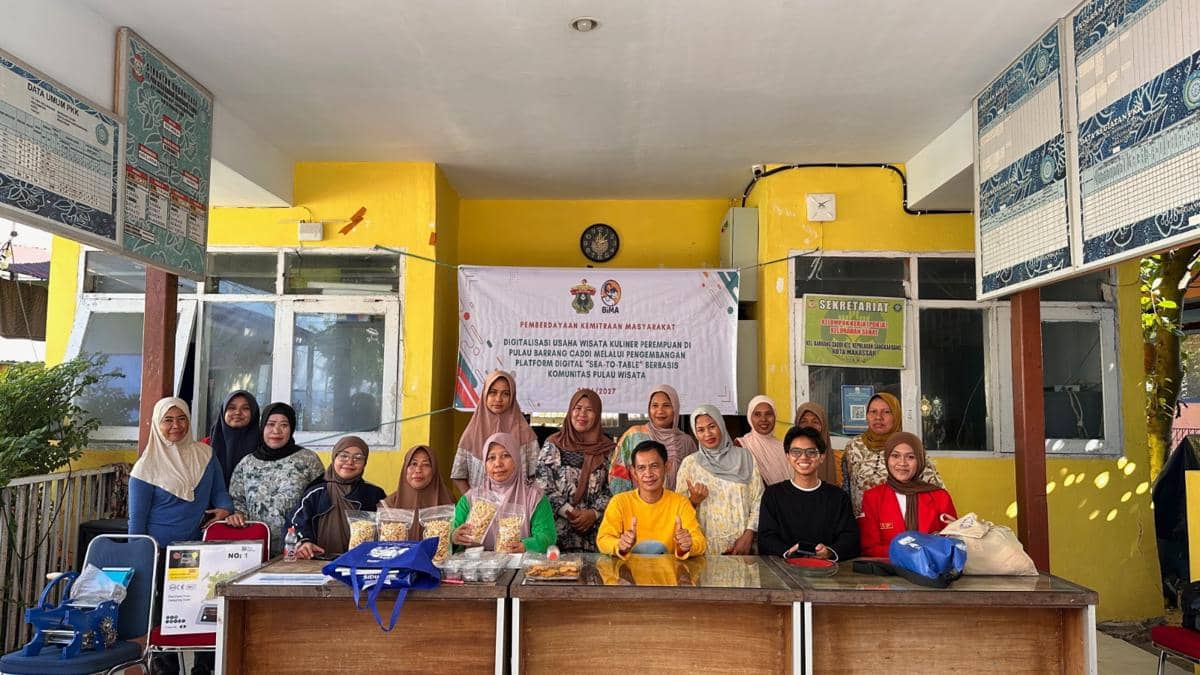 Unhas Kembangkan Platform Sea-to-Table untuk UMKM Perempuan di Pulau Barrang Caddi. (Dok. Humas Unhas)