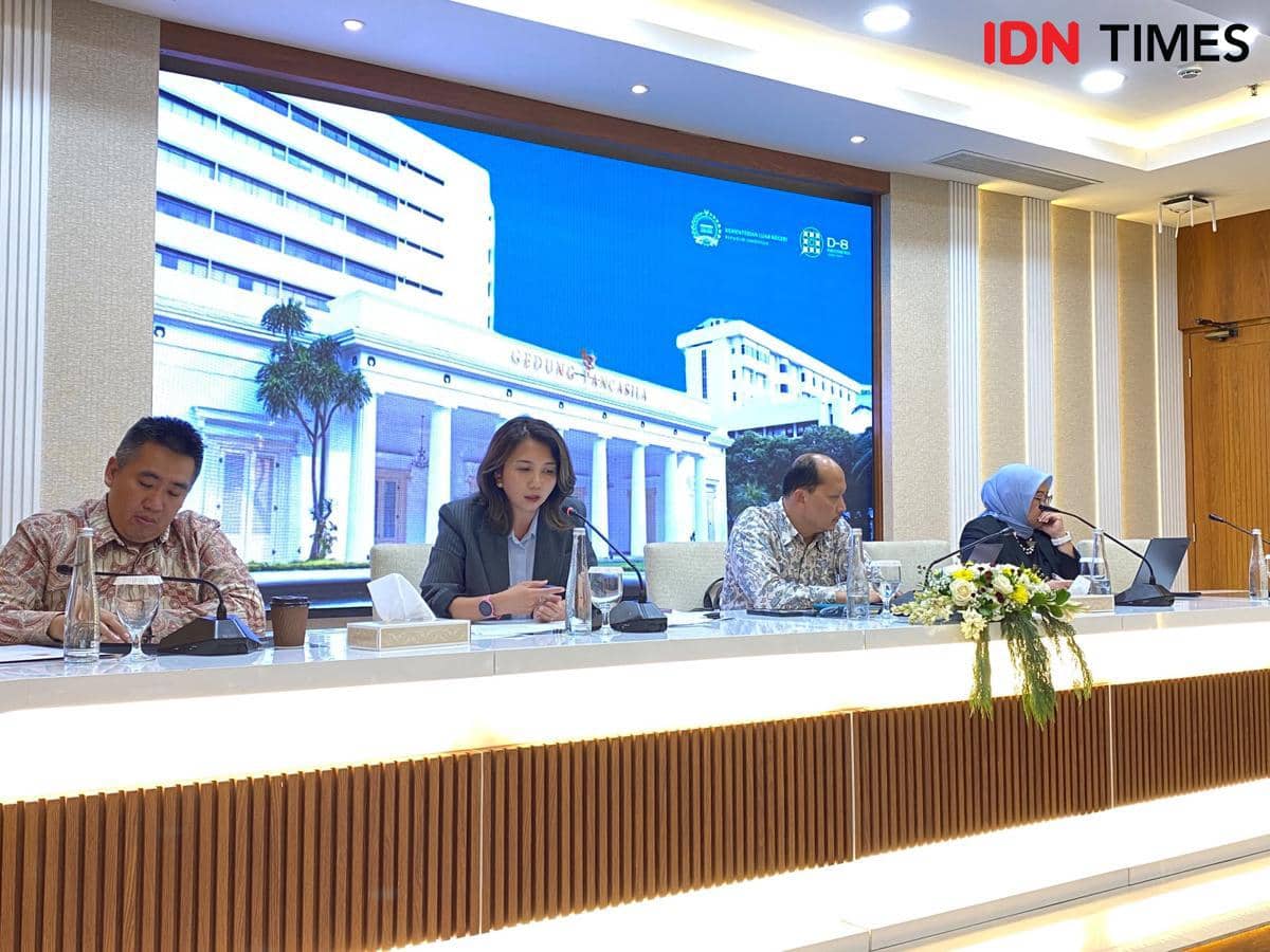Press briefing Kementerian Luar Negeri (Kemlu) RI di Jakarta, Kamis (9/7/2026).