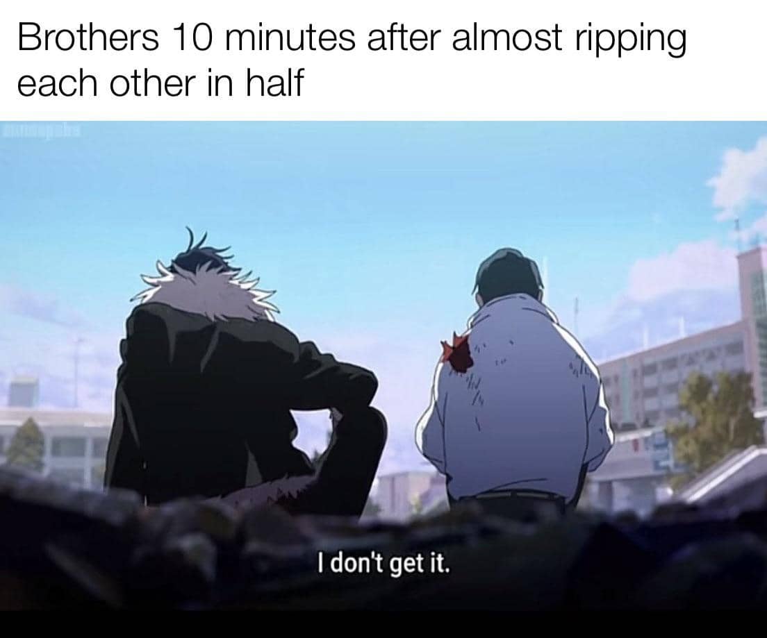 meme anime tentang mencoba akrab