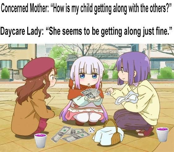 meme anime tentang mencoba akrab