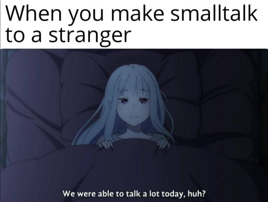 meme anime tentang mencoba akrab
