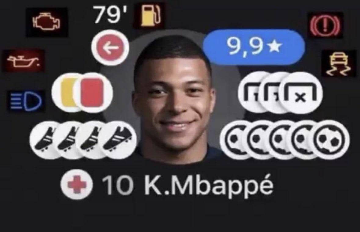 meme Mbappé melawan Maroko