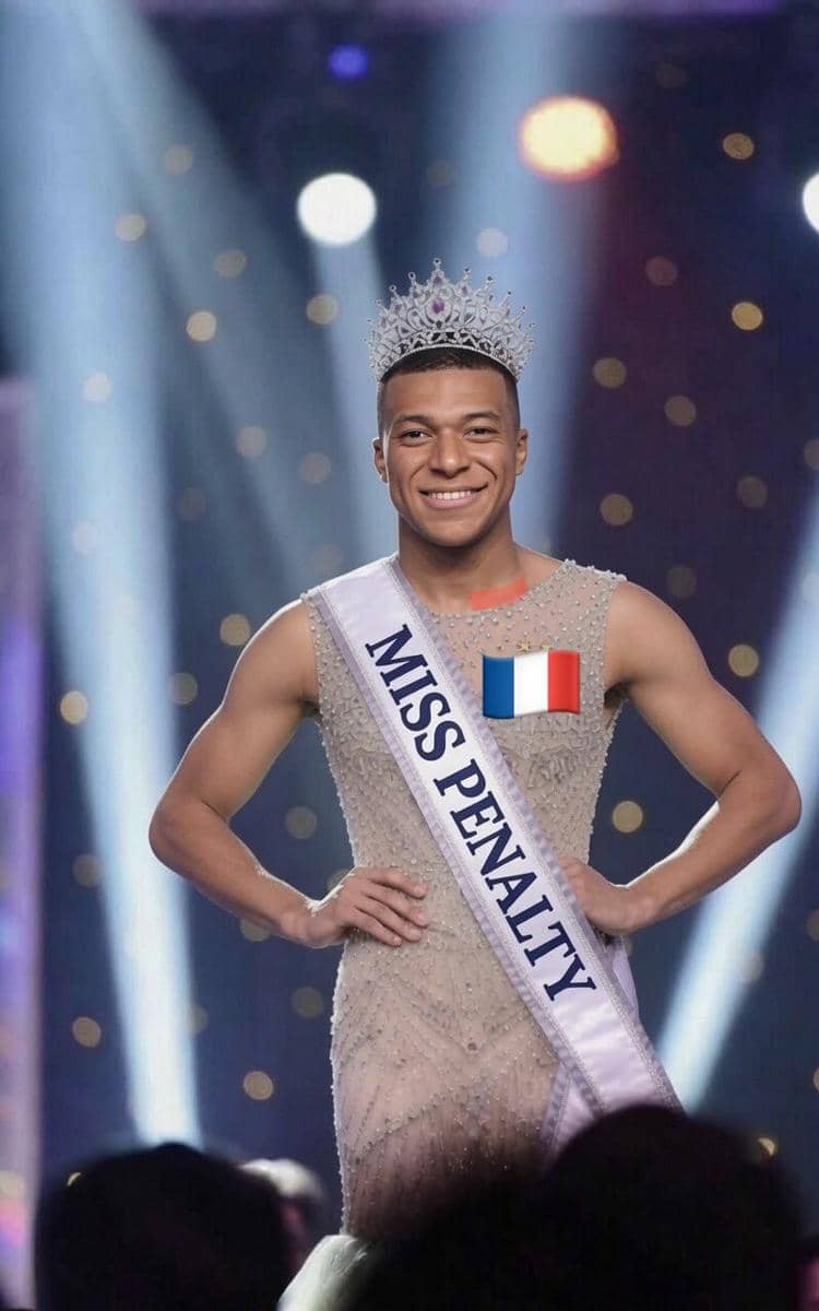 meme Mbappé melawan Maroko