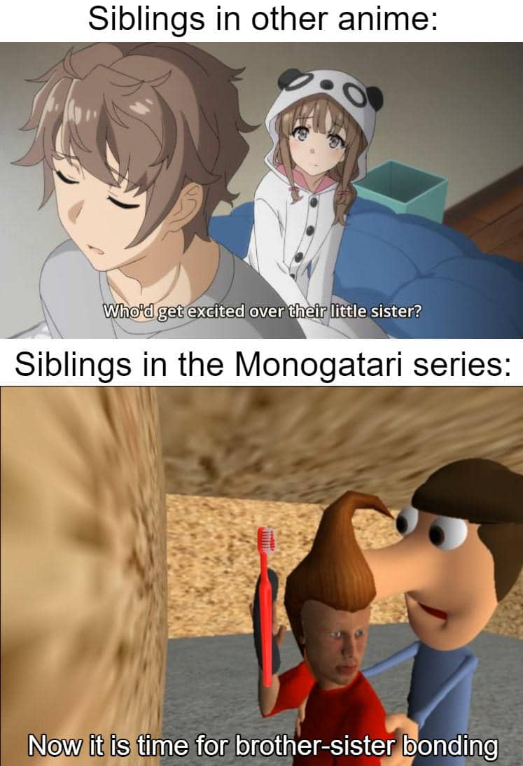 meme anime tentang mencoba akrab