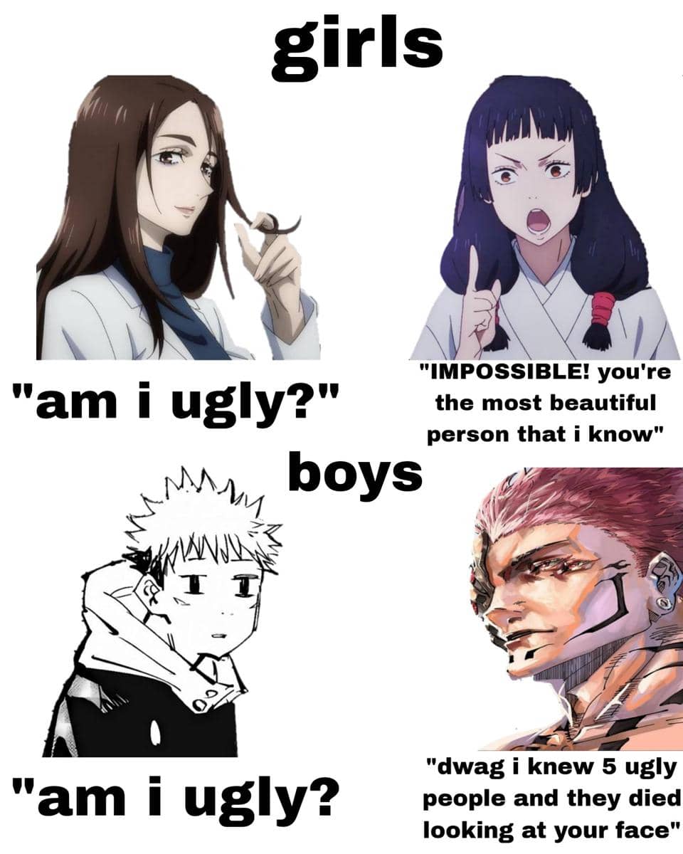 meme anime tentang mencoba akrab