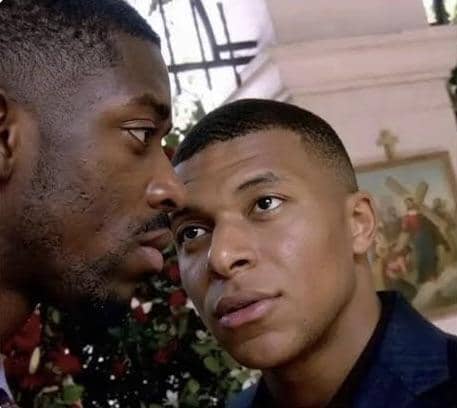 meme Mbappé melawan Maroko