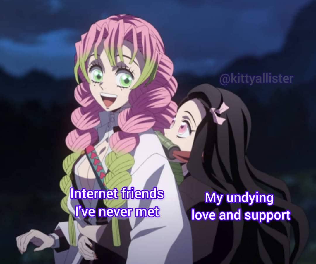 meme anime tentang mencoba akrab