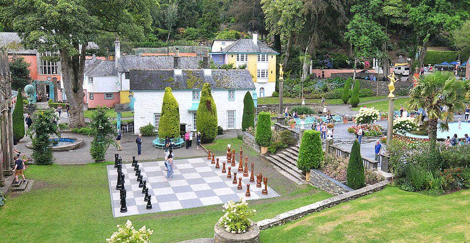 Desa Portmeirion di Wales