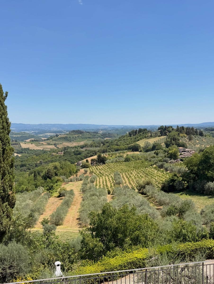 Indah Kalalo ajak anak liburan di Tuscany