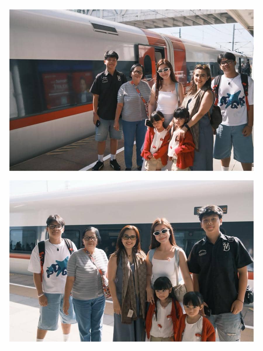Felicya Angelista dan keluarga liburan