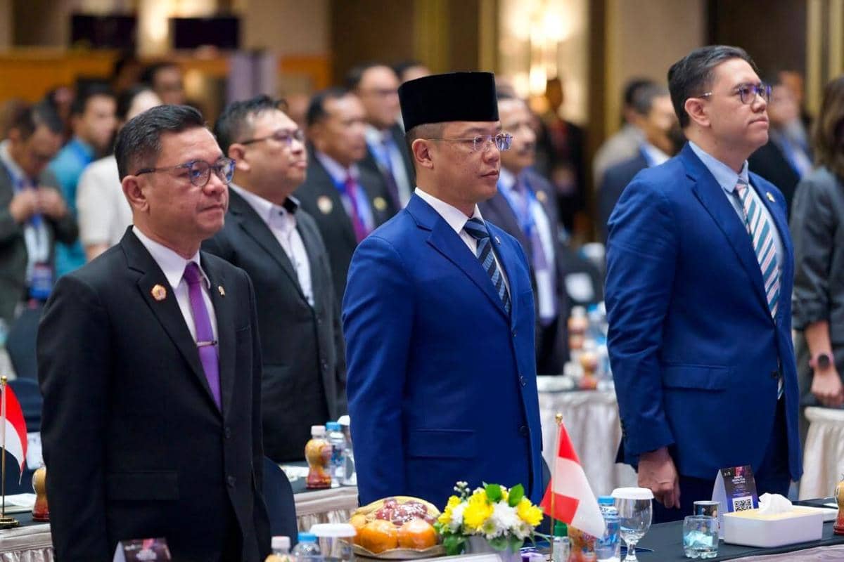Menlu Sugiono resmi membuka Jakarta Geopolitical Forum (JGF) ke-10 di Hotel Bidakara (9/7).