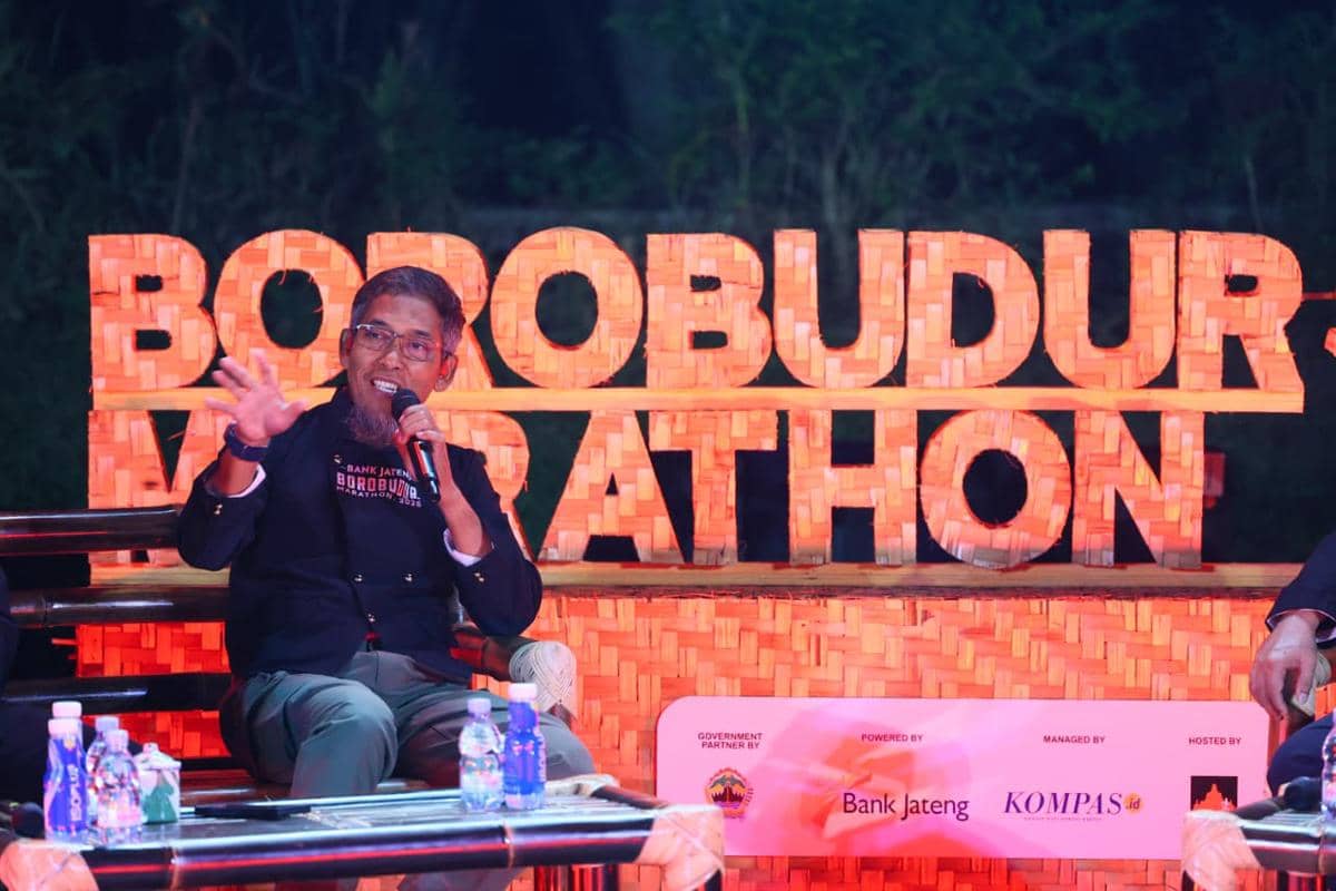 Sekda Jateng Sumarno pada peluncuran BJBM 2026, di Balkondes Ngadiharjo Ngabean, Kabupaten Magelang, Rabu (8/7/2026) malam. (dok Humas Pempr