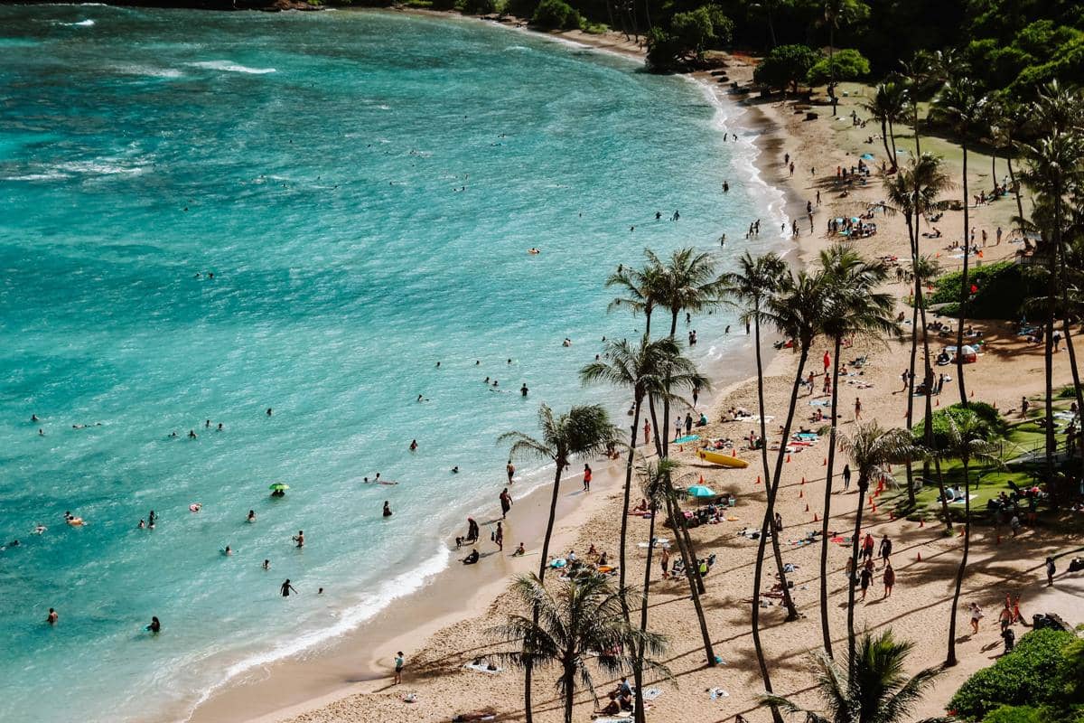 Potret Hanauma Bay di Oahu, Hawaii