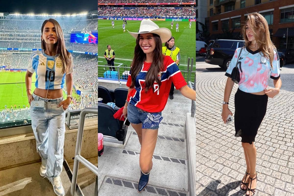 8 Ide Styling Jersey Bola ala WAGs, Modis saat Dukung Pasangan
