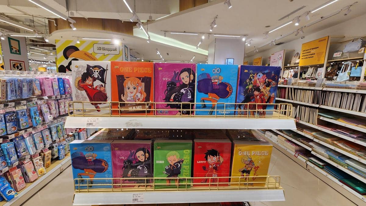 MR.D.I.Y dan Kiky Hadirkan Buku Tulis Tema One Piece, Collectible Nih!