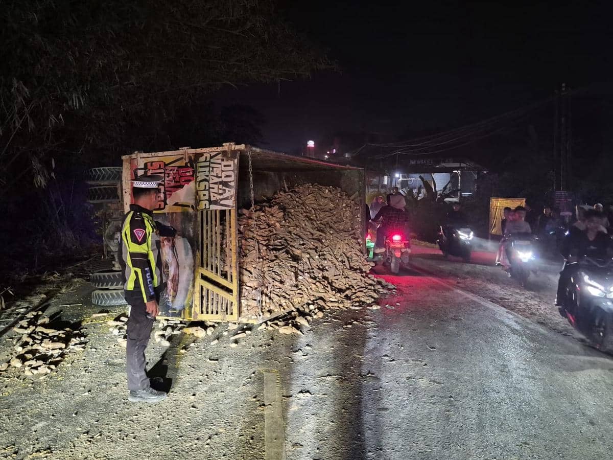 Kecelakaan Maut di Tulang Bawang, Tiga Penumpang Dump Truk Tewas