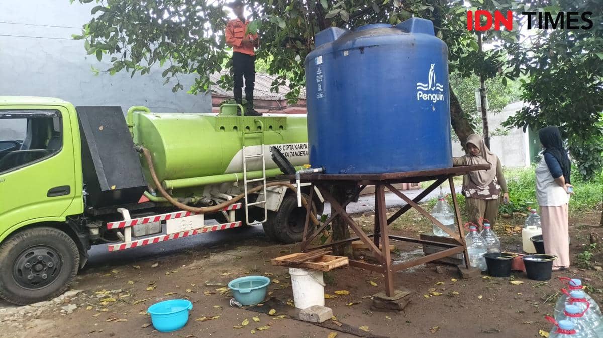 Kemarau Mulai Terjadi, 22 KK di Keranggan Tangsel Krisis Air Bersih