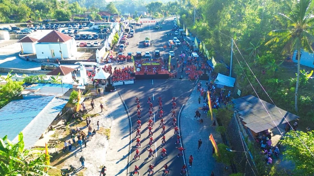 Senam Kreasi Penthul Tembem Gunungkidul Pecahkan Rekor MURI