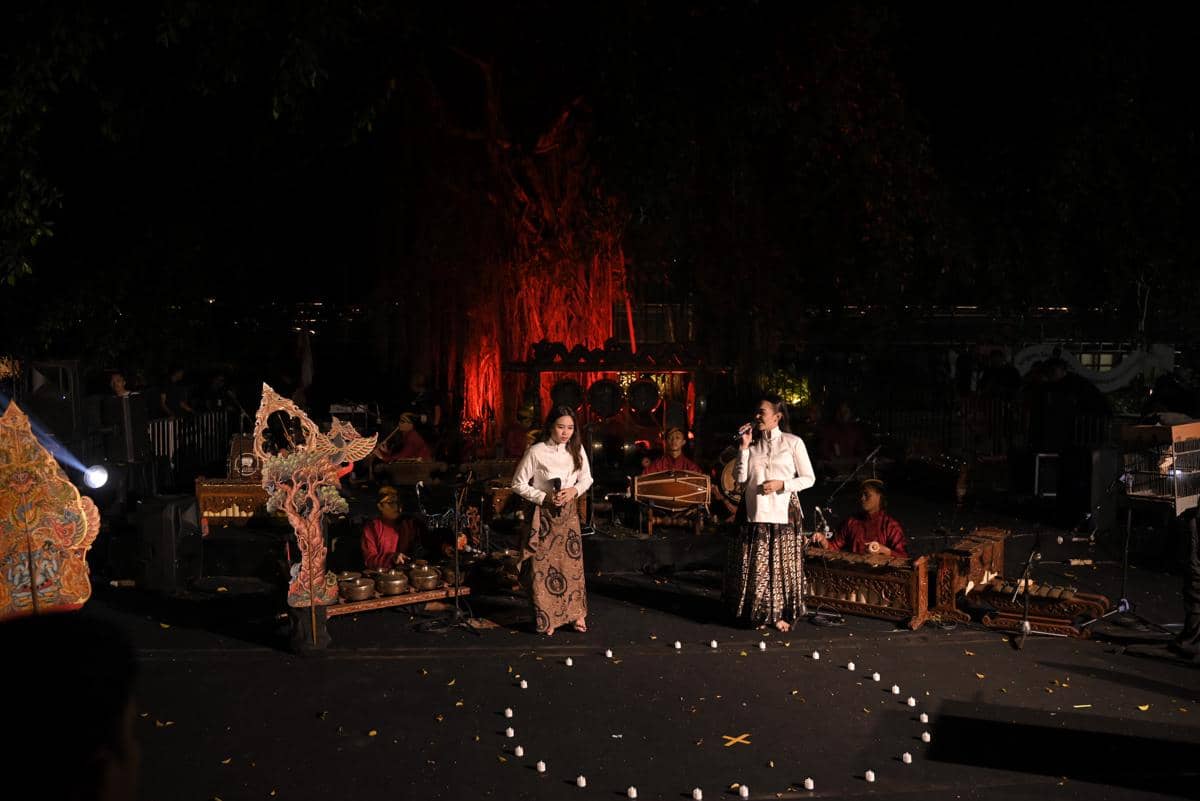 pertunjukan wayang kulit di Suaraga Fest 2026
