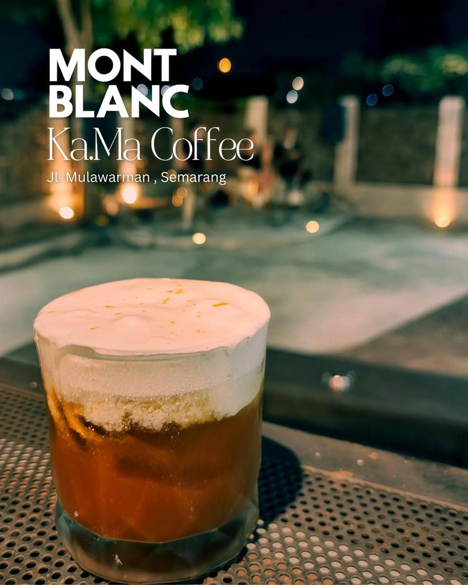 ilustrasi mont blanc coffe di Ka.Ma Coffee