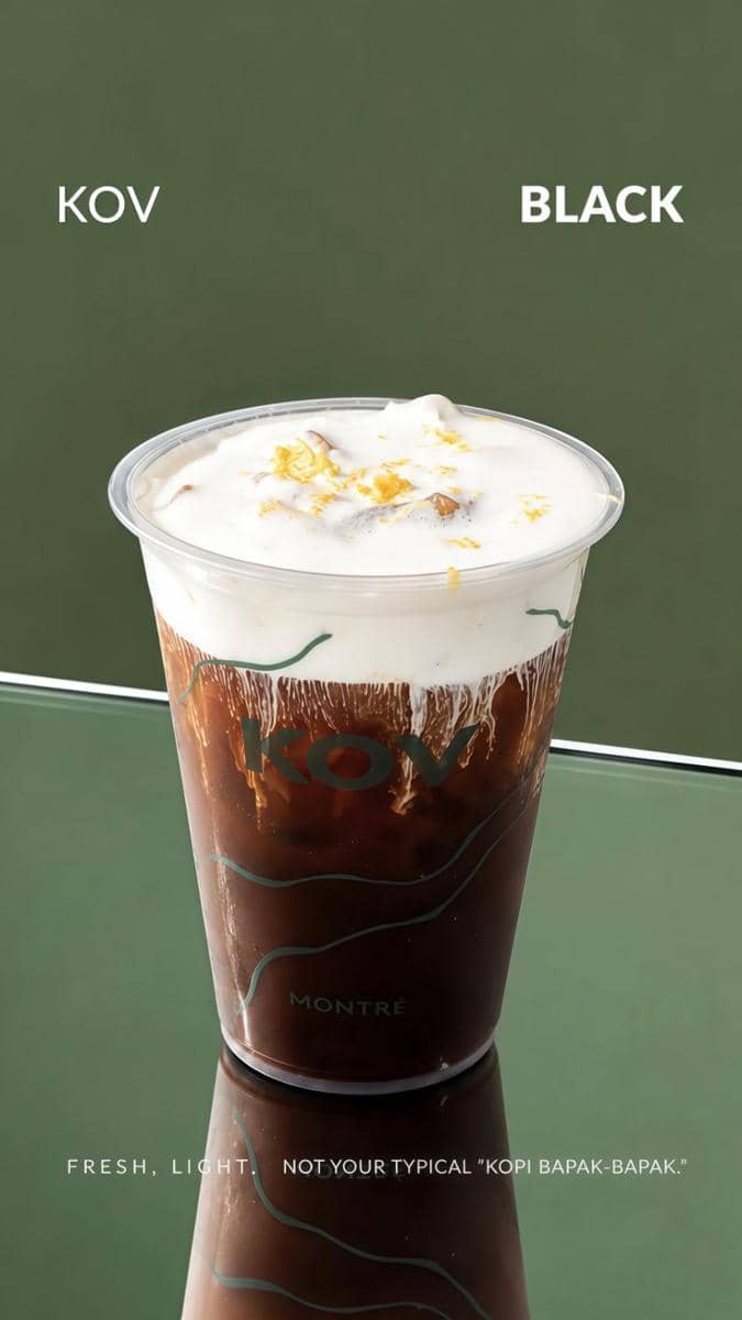 ilustrasi mont blanc coffe di KOV Koffie