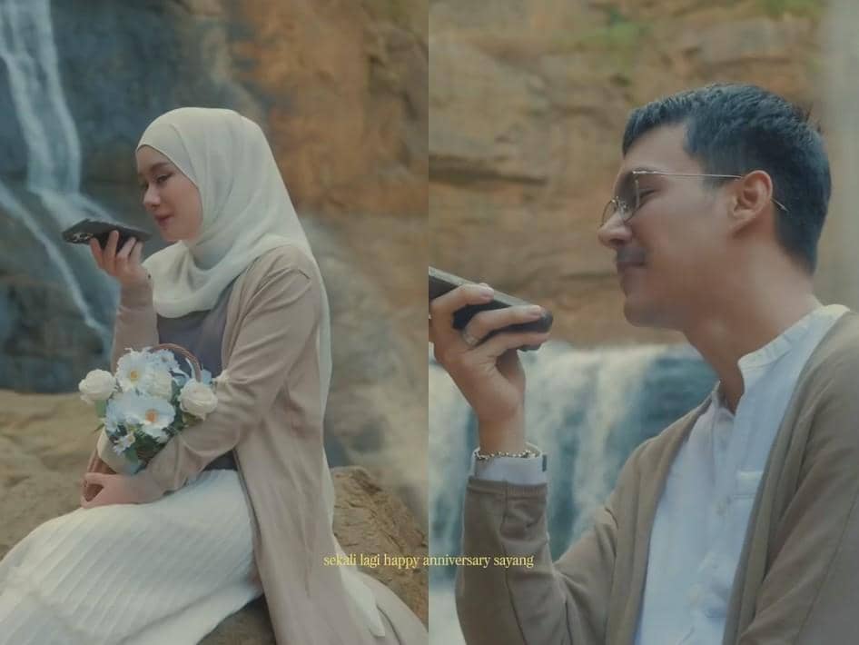 Dinda Hauw dan Rey Mbayang Anniversary ke-6 di Air Terjun (instagram.com/dindahw)