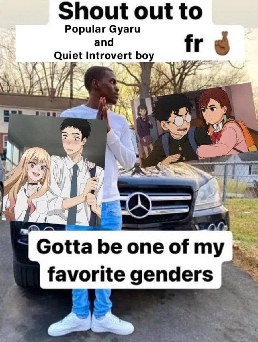 meme anime tentang karakter gyaru