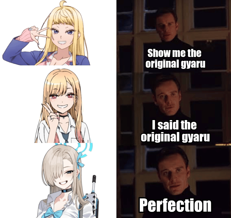 meme anime tentang karakter gyaru