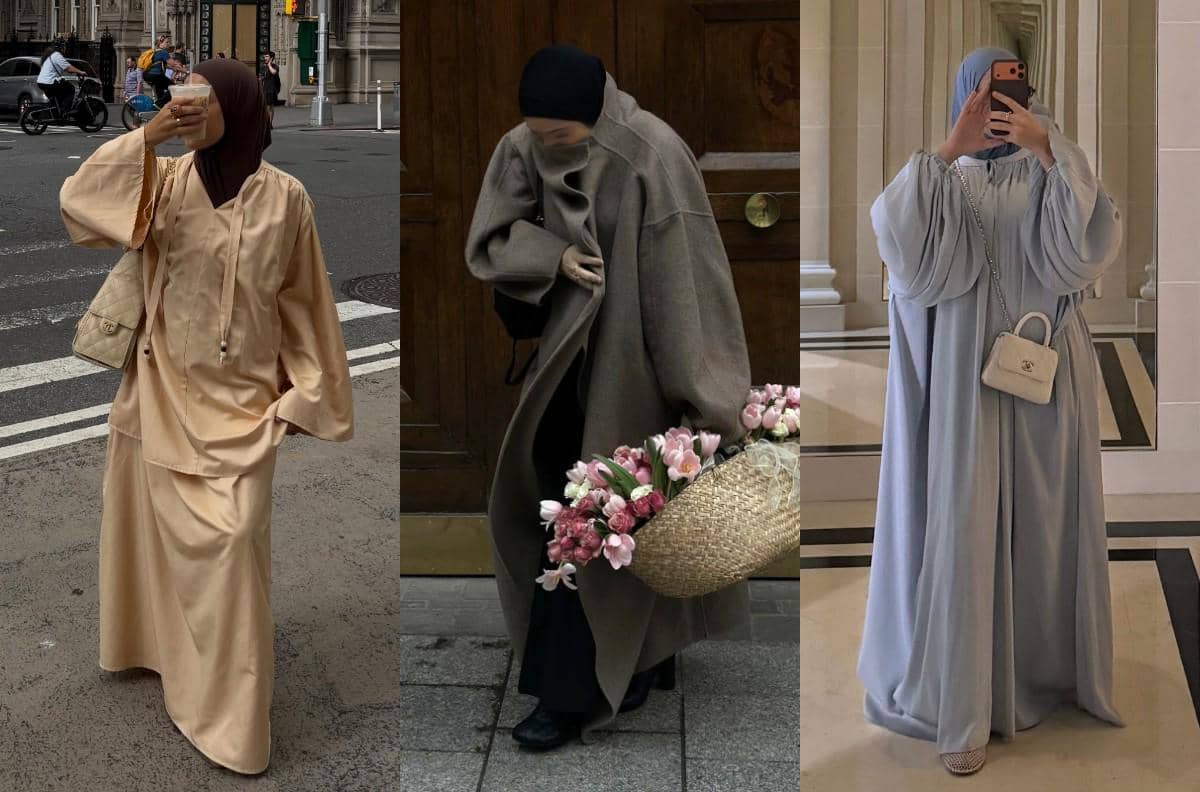 9 OOTD Modest ala Rima Edbouche, Istri Pesepak Bola Ousmane Dembélé