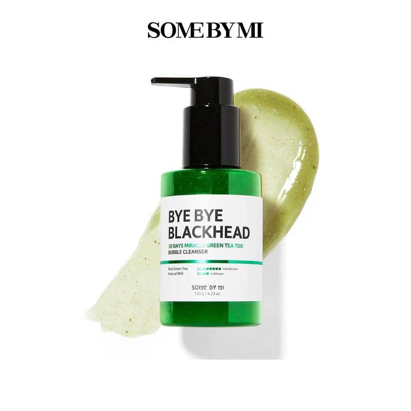 Some By Mi Bye Bye Blackhead 30 Days Miracle Green Tea Tox Bubble Cleanser