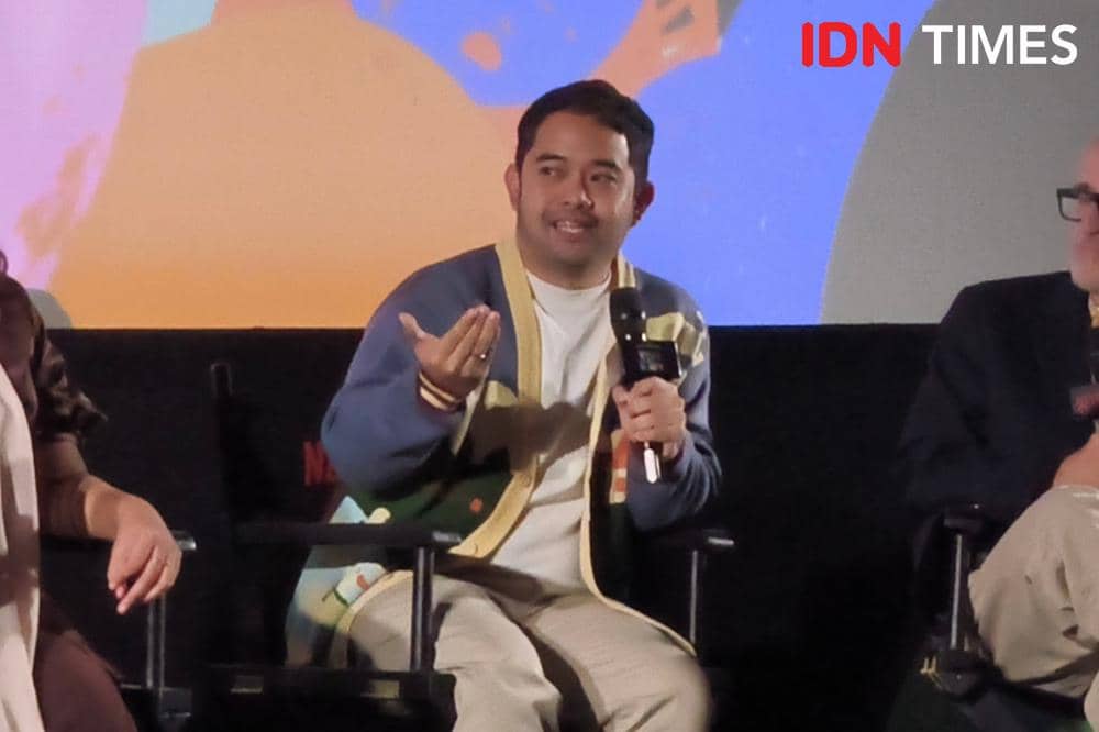 Potret Ryan Adriandhy dalam acara yang digelar Netflix di kawasan Senayan, Jakarta, Sabtu (11/7/2026) (IDN Times/Juan Dwi)