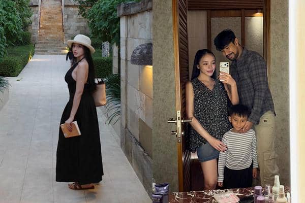 7 Potret Liburan Amanda Zahra di Amanjiwo Bareng Keluarga Kecilnya