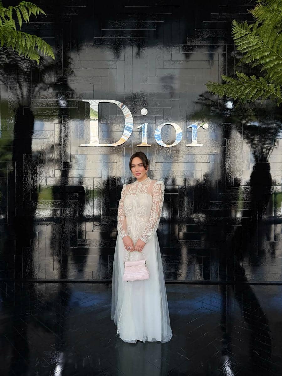 Gaya Shandy Aulia di Dior Haute Couture Show