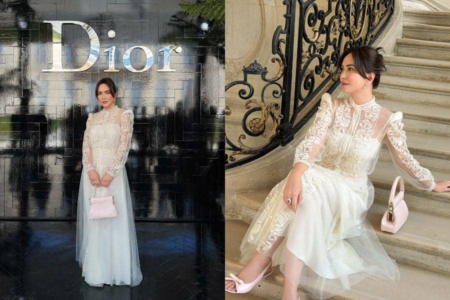 Gaya Shandy Aulia di Dior Haute Couture Show, Anggun bak Dewi