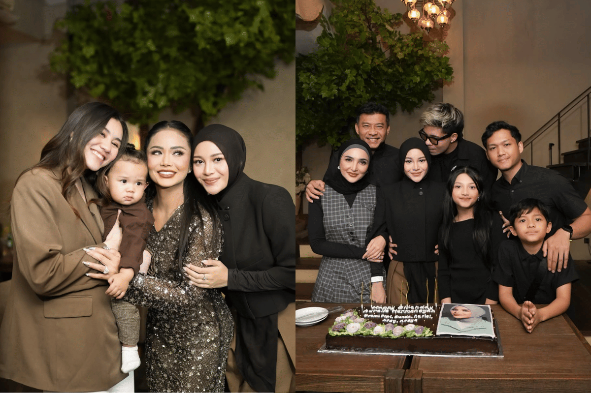 Gaya Seleb di Ulang Tahun Aurel Hermansyah ke-28, Kompak!