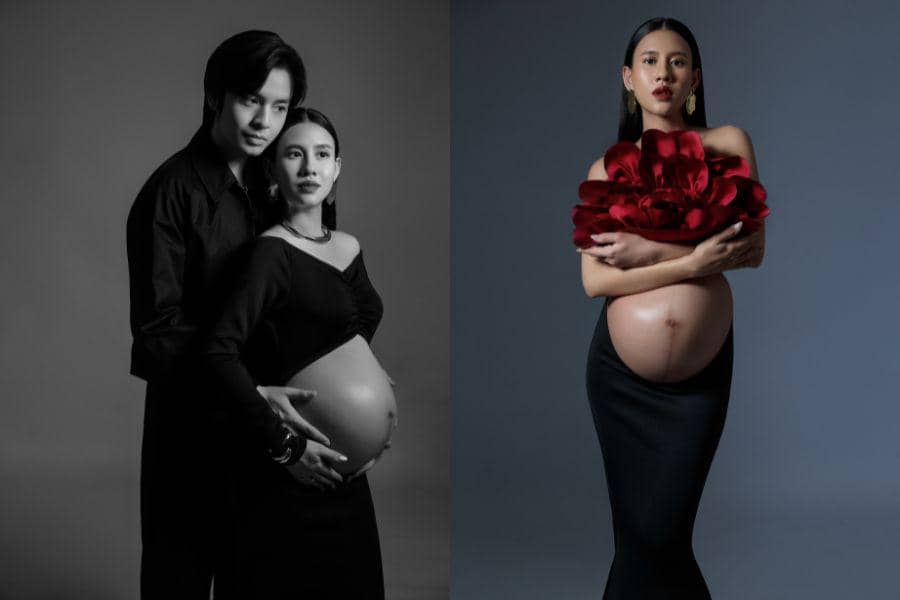 Inspirasi Maternity Photoshoot Terbaru ala Shenina Cinnamon, Glam!