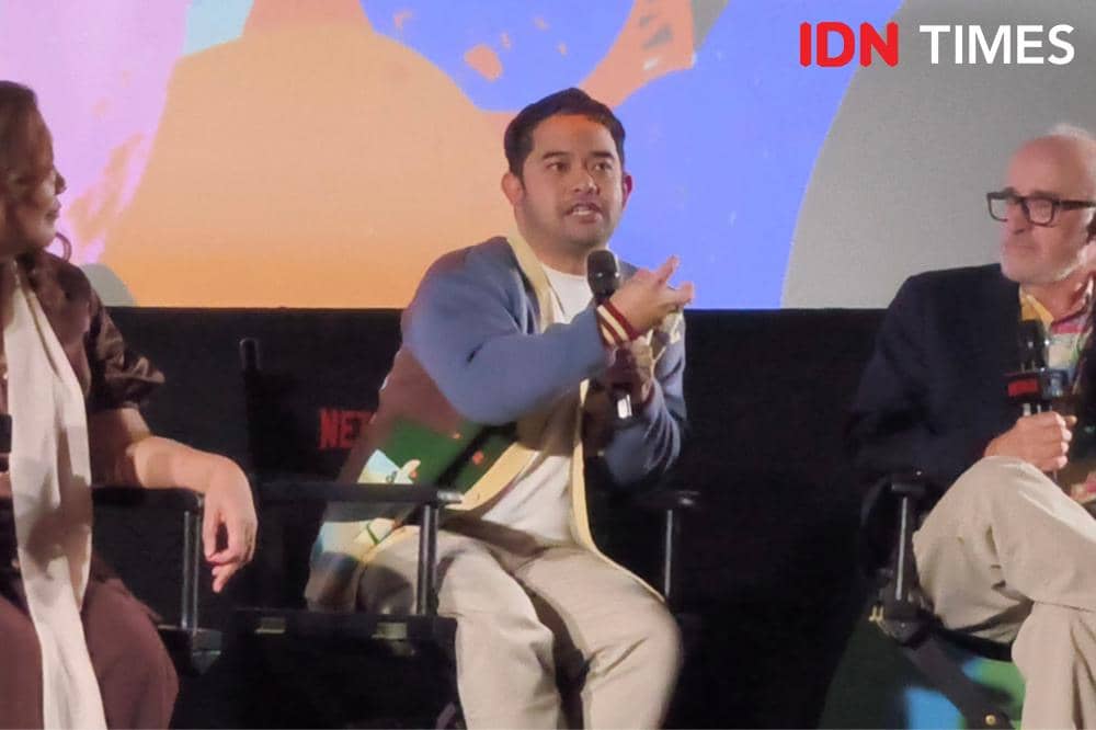 Potret Ryan Adriandhy dalam acara yang digelar Netflix di kawasan Senayan, Jakarta, Sabtu (11/7/2026) (IDN Times/Juan Dwi)