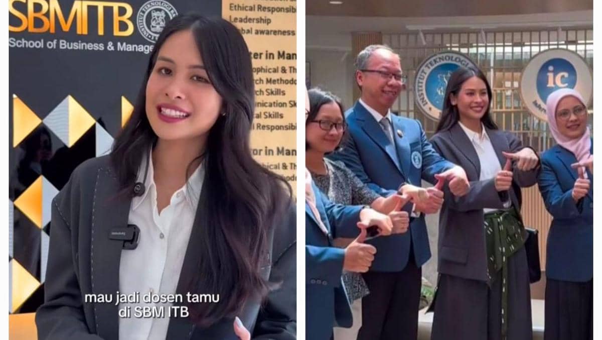 9 Potret Maudy Ayunda Jadi Dosen Tamu di ITB, Senang Berbagi Ilmu