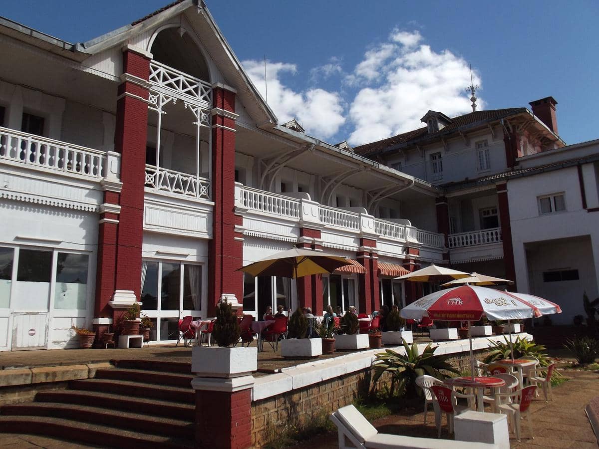 hotel di Antsirabe yang menjadi tempat pengasingan Raja Mohammed V