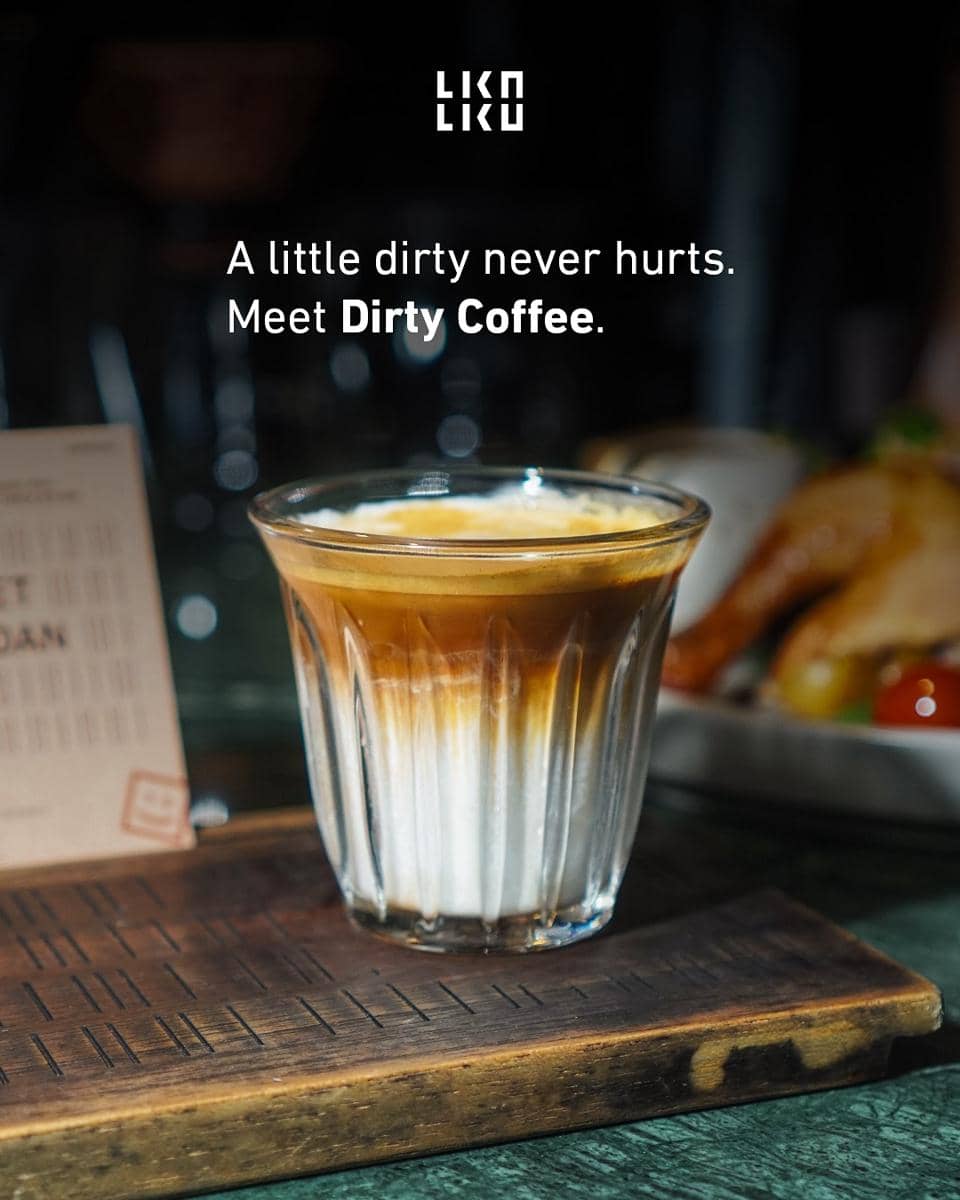 dirty latte di Lika Liku Coffe