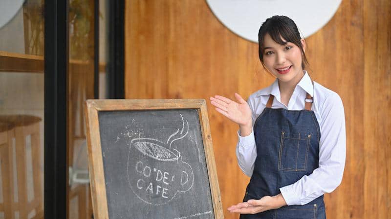 ilustrasi bisnis cafe