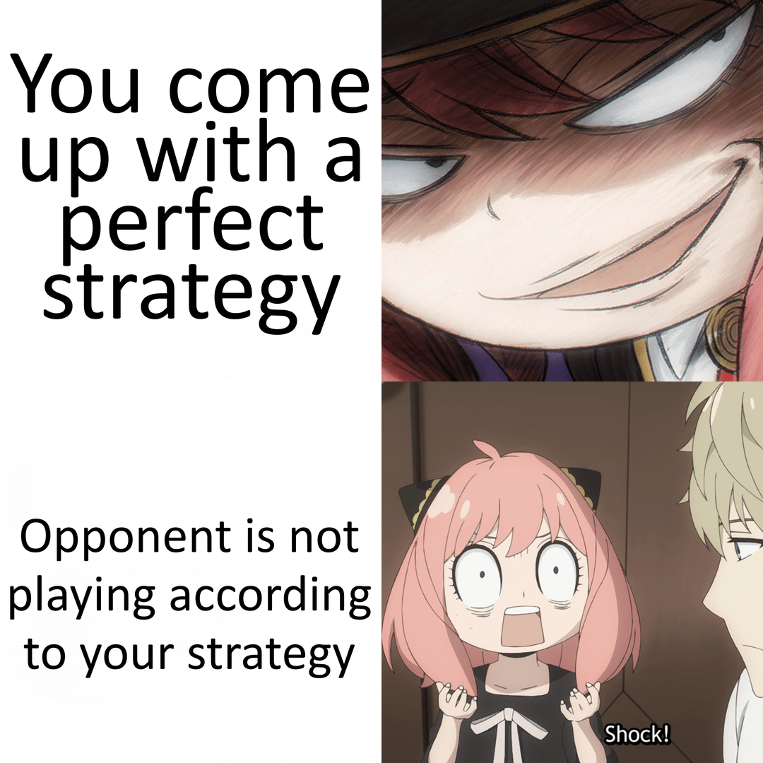 meme anime tentang strategi