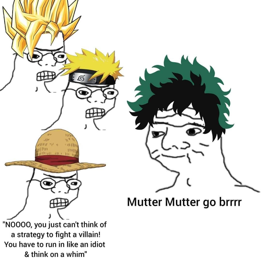 meme anime tentang strategi