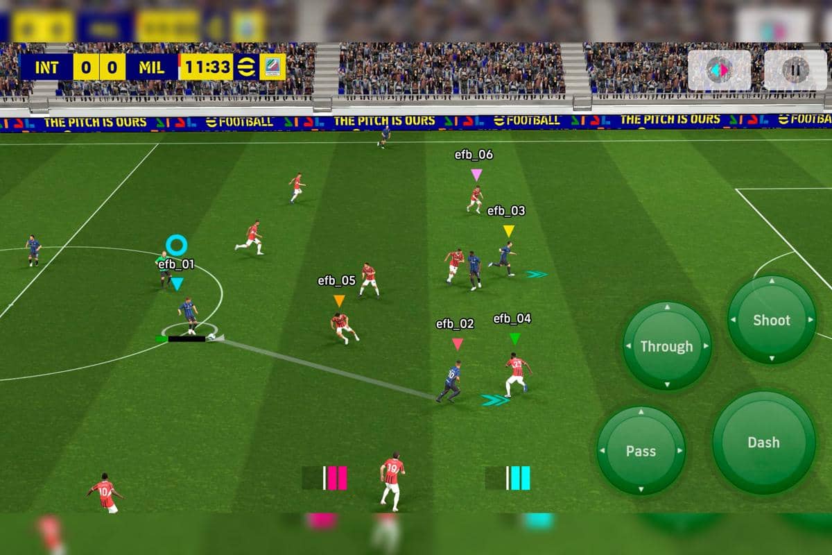 gameplay eFootball