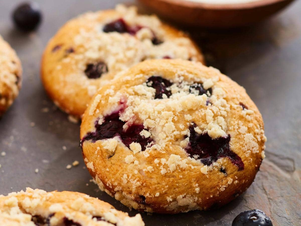 ilustrasi blueberry cookies