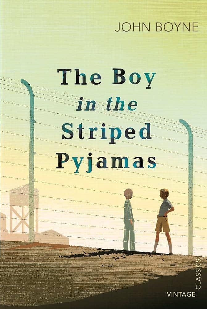 Sampul novel The Boy in the Striped Pyjamas karya John Boyne.