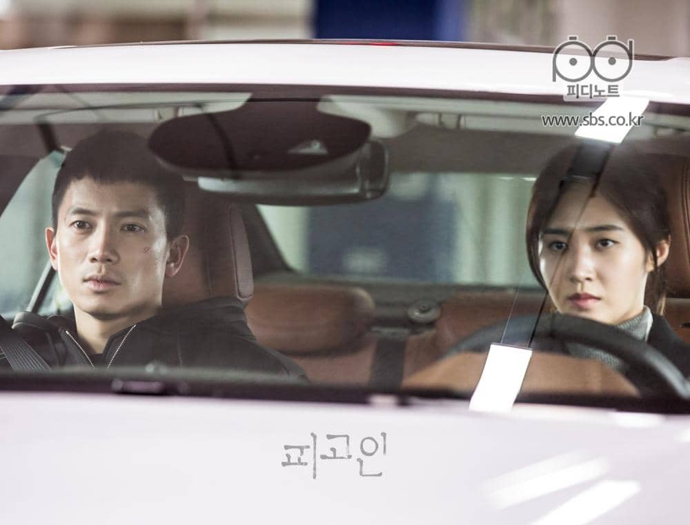 Ji Sung dan Kwon Yu Ri di drama Defendant