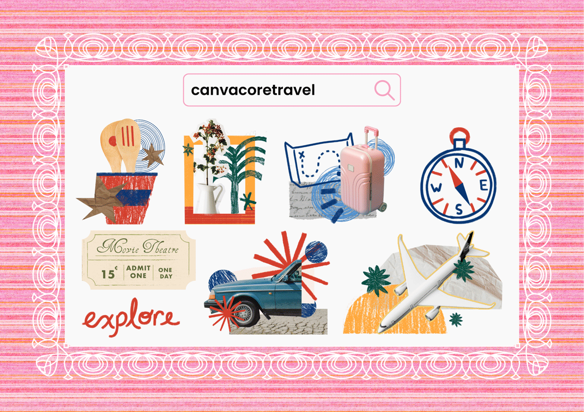 Ilustrasi elemen 'canvacoretravel'